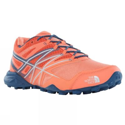 Zapatillas Running The North Face Ultra MT GTX Mujer - Azules / Naranjas - Chile WDV312687